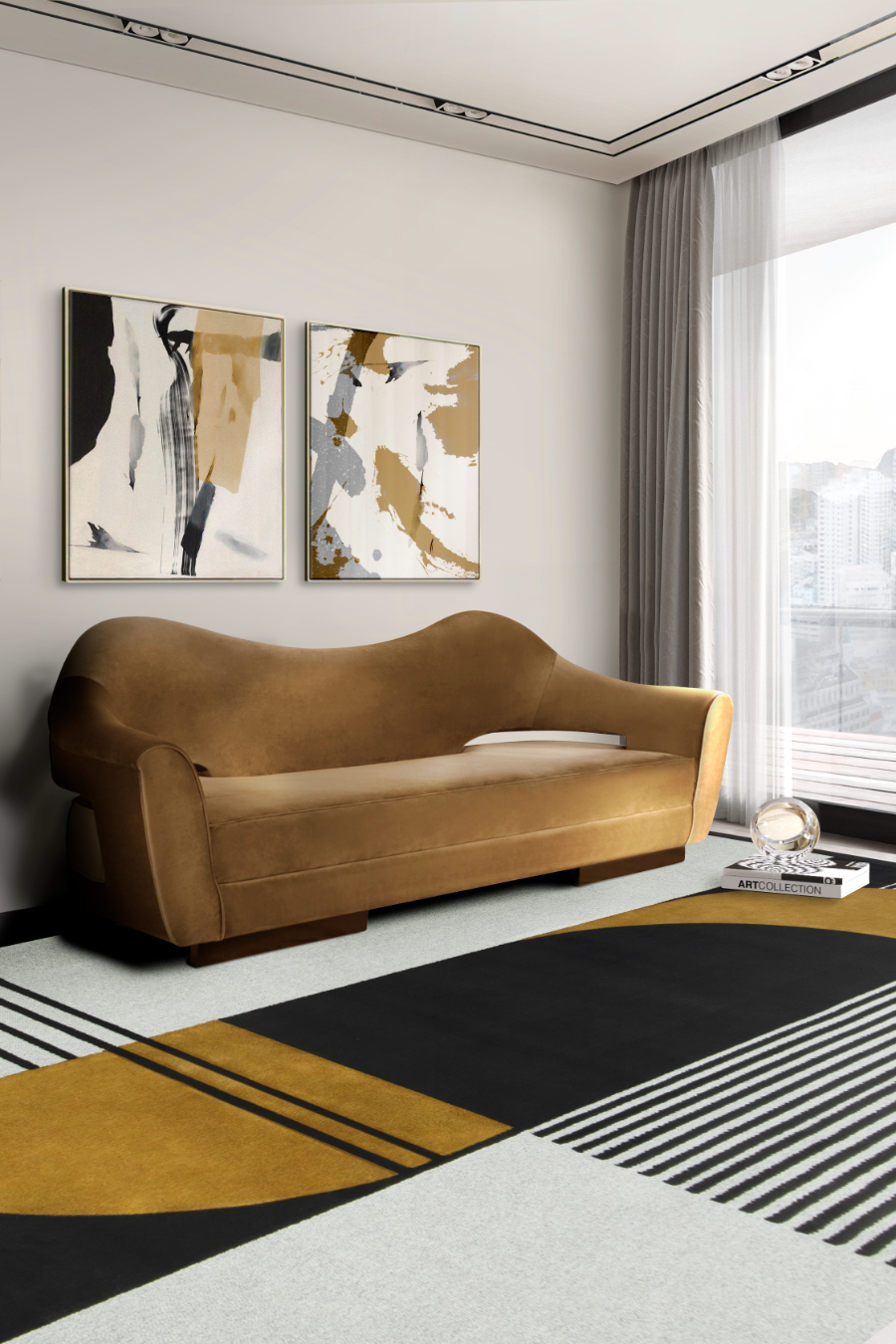 Autumn Interior Design Trends: Captivating Living Room Modernity