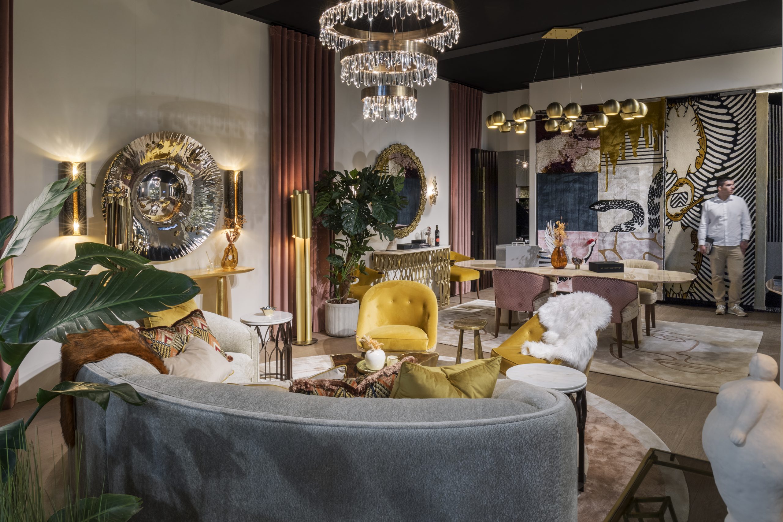 Craftsmanship and Creativity: BRABBU's Stand at Salone del Mobile