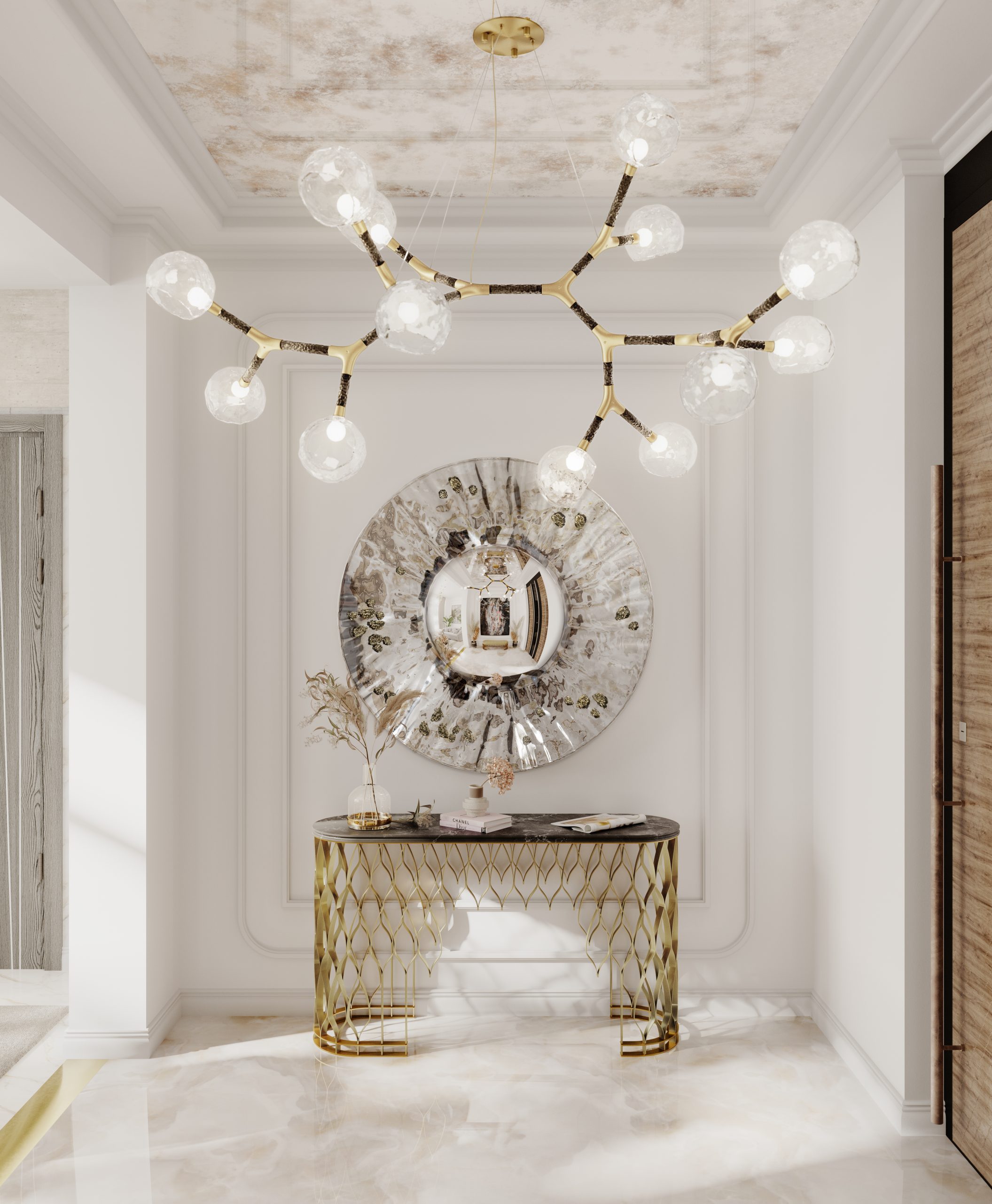 Luxury Consoles: The Perfect Statement Piece for Sophisticated Interiors - Mecca Console – Symbolizing Spiritual Grandeur