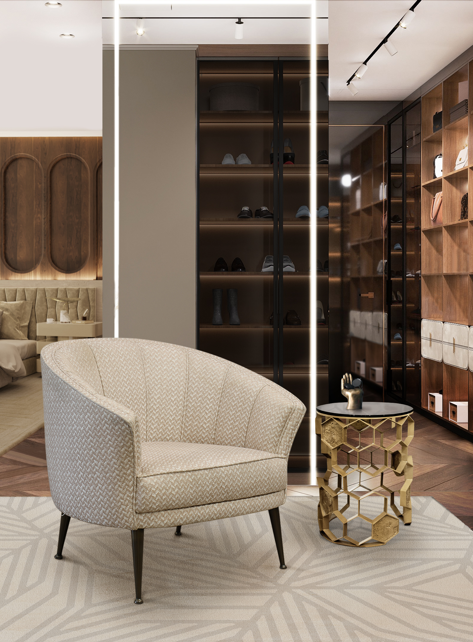 Luxurious interior design projects prioritize comfort without compromising on style, and the MAYA Armchair delivers both. Inspired by the mysticism of the Mayan civilization