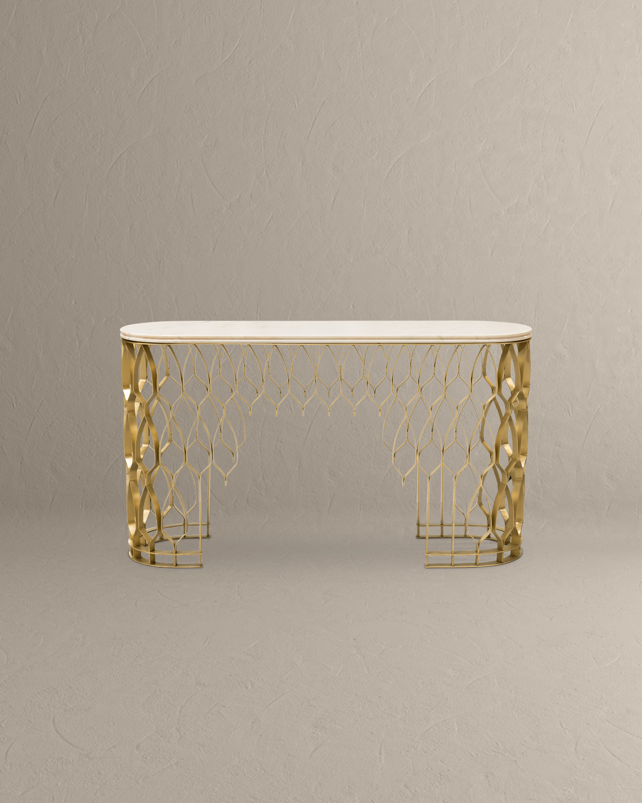 Luxury Consoles: The Perfect Statement Piece for Sophisticated Interiors - Mecca Console – Symbolizing Spiritual Grandeur