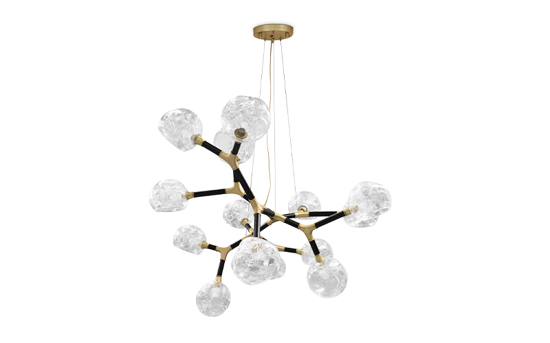Luxurious interior design projects require lighting that not only illuminates but also enhances the ambiance with elegance and refinement. The HORUS Suspension Lamp takes inspiration from the Egyptian god of the sky, 
