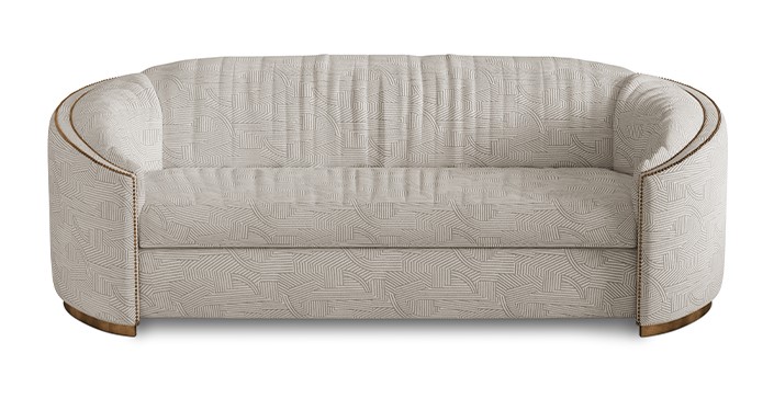 Luxurious interior design projects start with standout seating that blends comfort with grandeur. The WALES Round Three Sofa is inspired by the resilience and strength of medieval Wales,