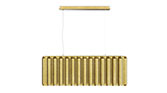 AURUM Rectangular | Gold Suspension Light by BRABBU