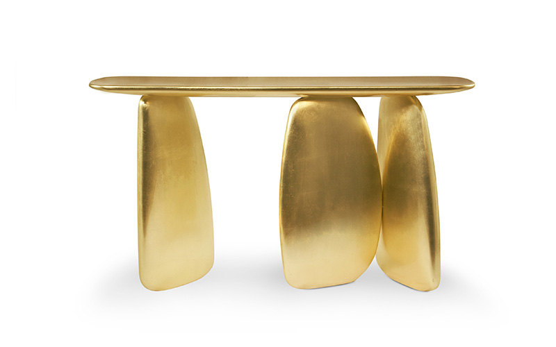 ARDARA Modern Console Table Modern Contemporary Design by BRABBU fits well in a modern home decor.