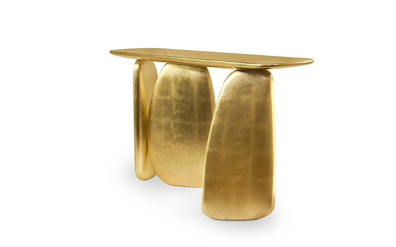 ARDARA Modern Console Table Modern Contemporary Design by BRABBU fits well in a modern home decor.