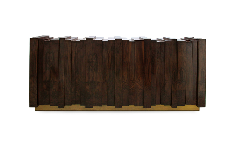NAZCA | Walnut Sideboard Mid Century Modern Design by BRABBU