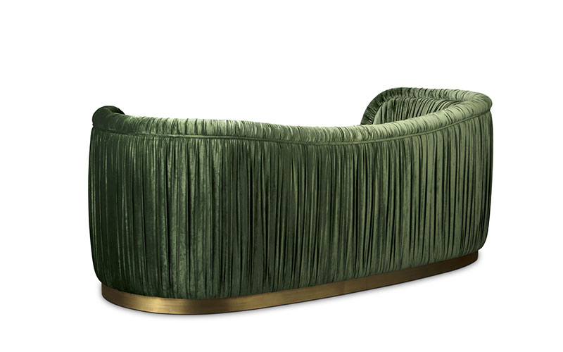 DAKOTA | Velvet Sofa Modern Contemporary Furniture by BRABBU