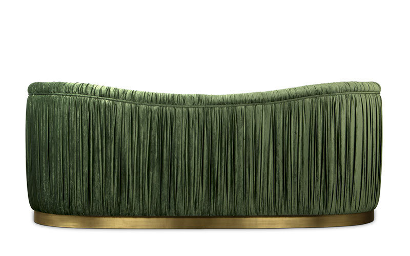 DAKOTA | Velvet Sofa Modern Contemporary Furniture by BRABBU