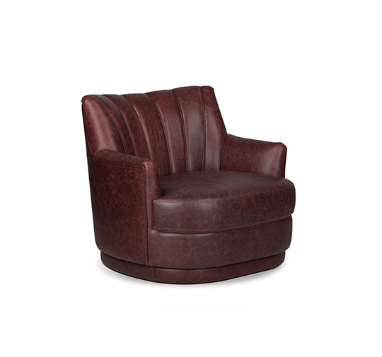 PLUM | Synthetic Leather Single Sofa Modern Contemporary Furniture by BRABBU