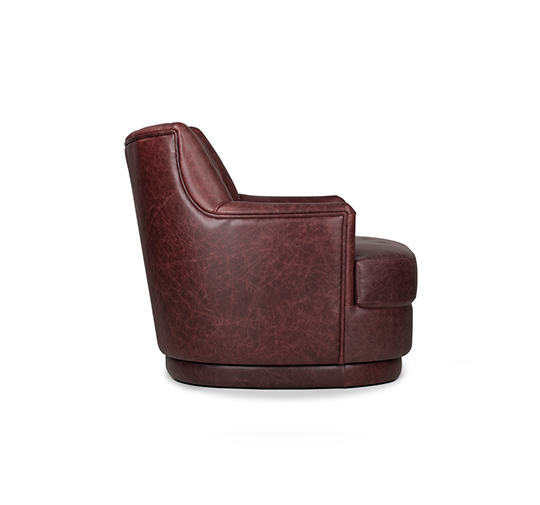 PLUM | Synthetic Leather Single Sofa Modern Contemporary Furniture by BRABBU