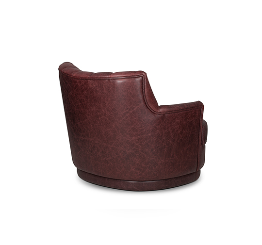 PLUM | Synthetic Leather Single Sofa Modern Contemporary Furniture by BRABBU