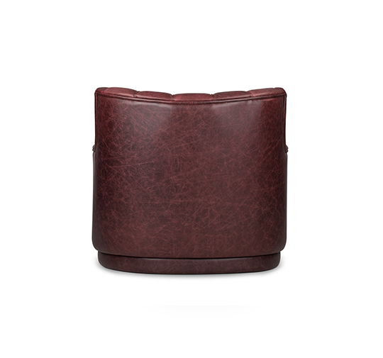 PLUM | Synthetic Leather Single Sofa Modern Contemporary Furniture by BRABBU