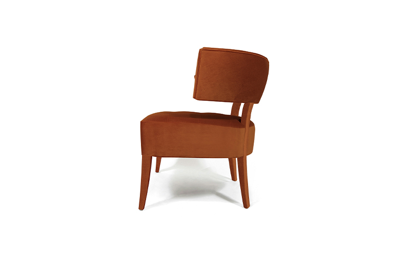 ZULU Armchair Mid Century Modern Furniture by BRABBU brings prestige to any living room set.