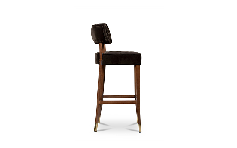 ZULU Bar Chair Mid Century Modern Furniture by BRABBU brings prestige to any living room set.