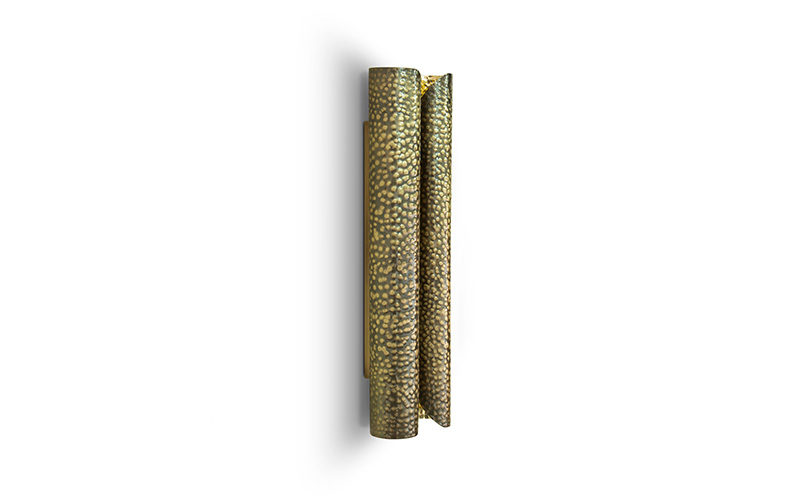 VELLUM Wall Lamp Contemporary Lighting Design by BRABBU is a wall lamp that spreads warm memories in a modern home decor.