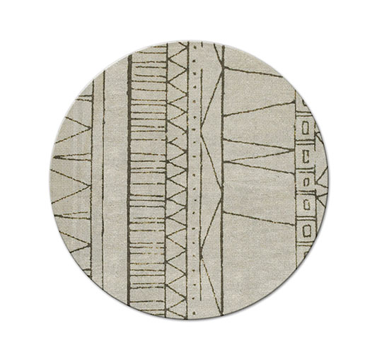 CUZCO Wool Rug Contemporary Design by BRABBU fit every space in a contemporary or modern home decor.