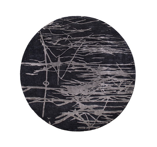 ENZ | Hand-Tufted Rug in Tencel Modern Design by BRABBU