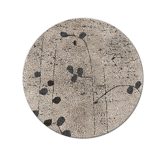 Poppy Wool Rug Contemporary Design by BRABBU as a modern rug is ideal for a modern home decor.