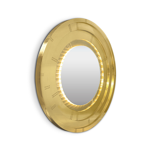 BLAZE | Round Mirror Modern Design by Maison Valentina