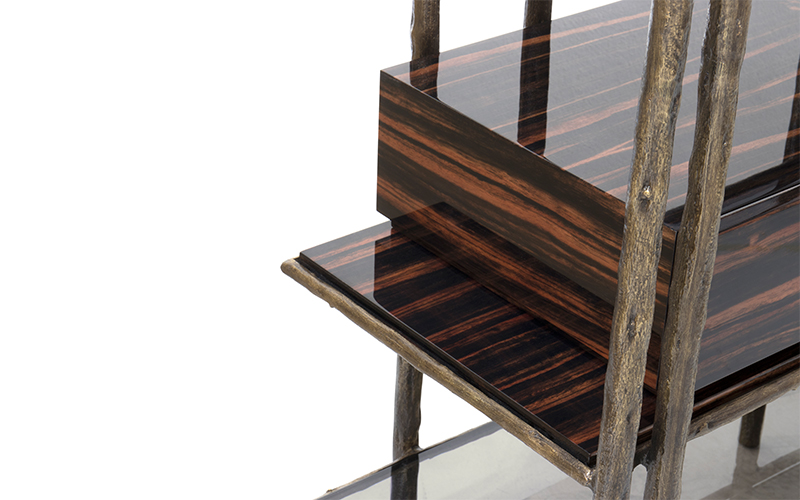 MAMBU | Wood Bookcase Modern Design by BRABBU