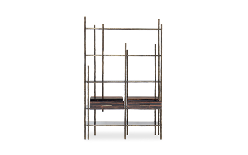 MAMBU | Wood Bookcase Modern Design by BRABBU