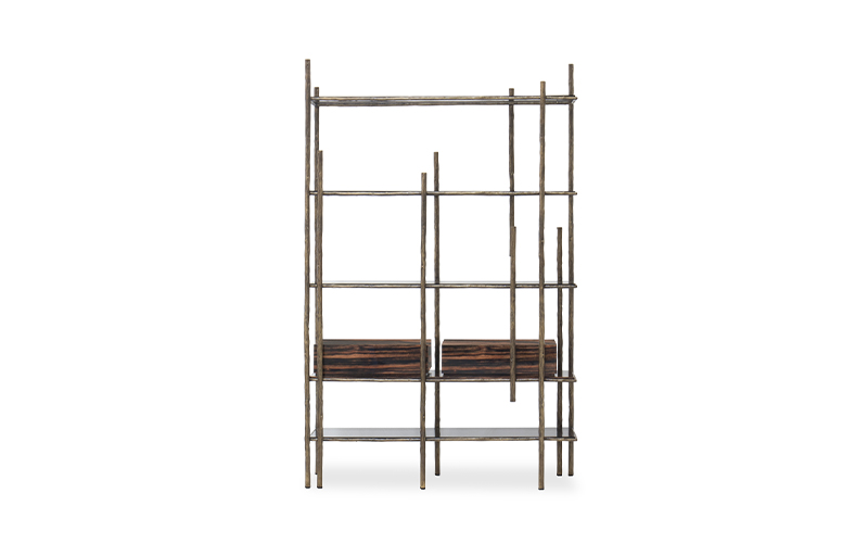 MAMBU | Wood Bookcase Modern Design by BRABBU