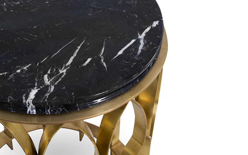 MECCA | Brass Side Table Modern Design by BRABBU