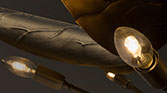 CALLA | Brass Modern Suspension Light by BRABBU