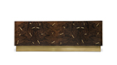BARAKA | Modern Contemporary Wood Sideboard by BRABBU