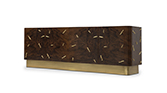 BARAKA | Modern Contemporary Wood Sideboard by BRABBU