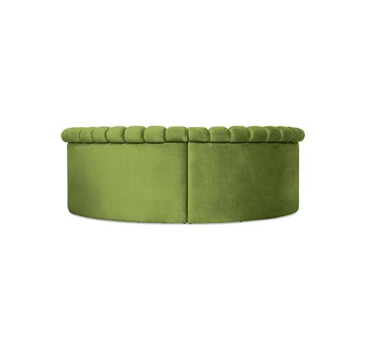 HERA Dining Sofa | Velvet Dining Sofa by BRABBU