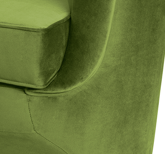 HERA Dining Sofa | Velvet Dining Sofa by BRABBU