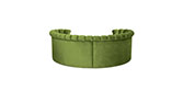 HERA Dining Sofa | Velvet Dining Sofa by BRABBU