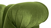 HERA Dining Sofa | Velvet Dining Sofa by BRABBU