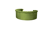 HERA Dining Sofa | Velvet Dining Sofa by BRABBU