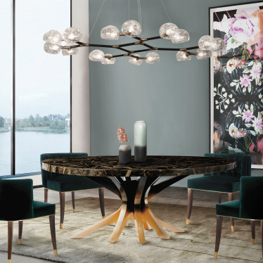 Modern dining room design.