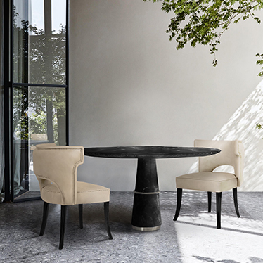 Modern Dining Room with Agra Dining Room and Kansas Dining Chair