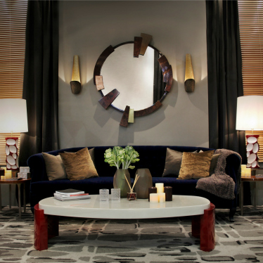 Modern living room design.