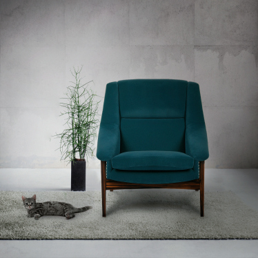 Velvet chair