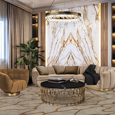 BB_PEARL_Round_II_Sofa_ESSEX_Armchair_MECCA_Center_Table_NAICCA_Suspension_Light