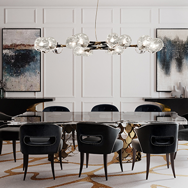 BB_HORUS_II_Suspension_Light_NANOOK_Dining_Chair_BRYCE_II_Console_KOI_II_Dining_Table