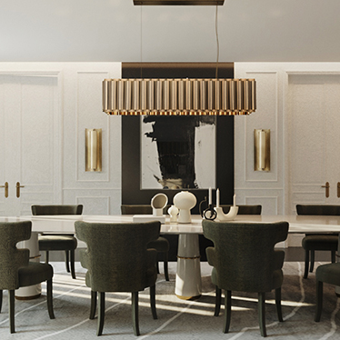BB_GAIA_Dining_Chair_AGRA_II_Dining_Table_AURUM_Wall_Light_AURUM_Suspension