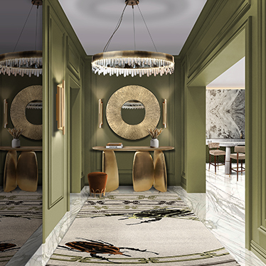 BB_HULI_Round_Mirror_ARDARA_Console_NUI_Stool_NAICCA_Suspension_Light_CYRUS_Wall_Light