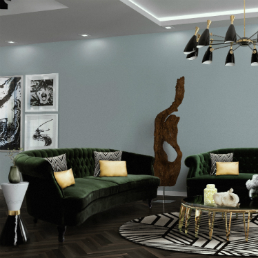 The modern interior design of a living room depends on how fierce and bold your modern sofa is up to. MAREE Sofa is a velvet design furniture that will give that touch of classic elgance to your living room interior design.