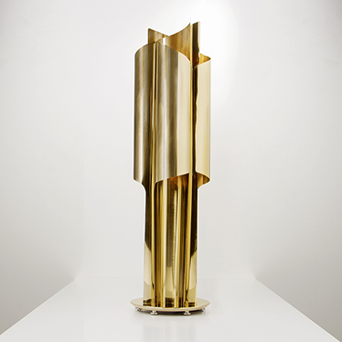 Cyrus was the brave Persian king that conquered Babylonia and its Cylinder was the document that proves it. CYRUS wall light was inspired by the freedom and the vast culture of the Persian civilization. An original furniture piece, made in polished brass.