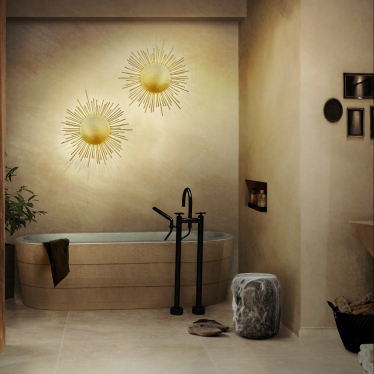 Modern bathroom design. 