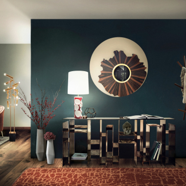 Modern living room design.